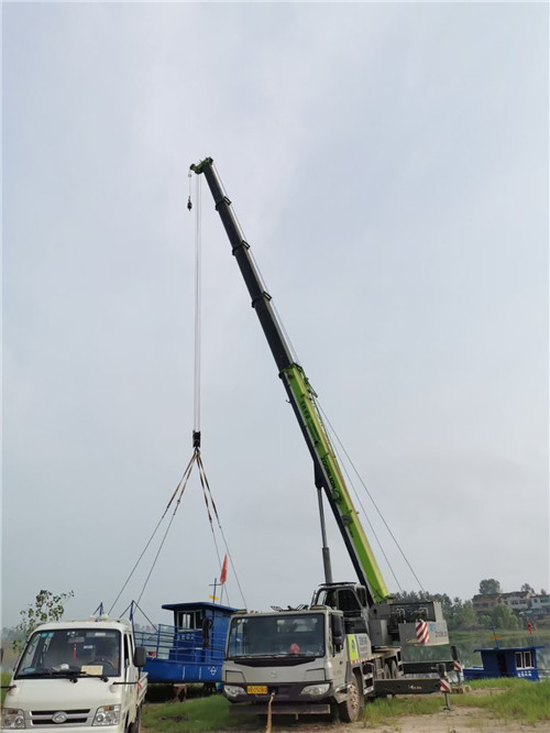 卧龙区桥梁建设吊装案例